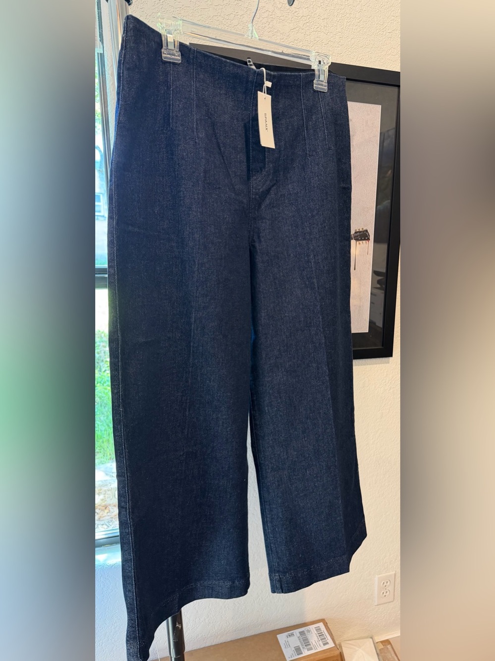 SPANX Dark Indigo Straight-Leg Jeans